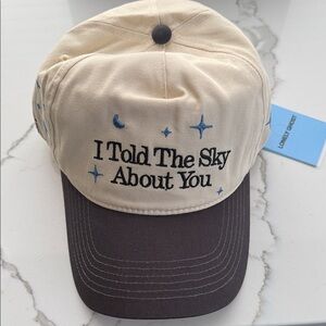 LONELY GHOST Cream and Black Cap